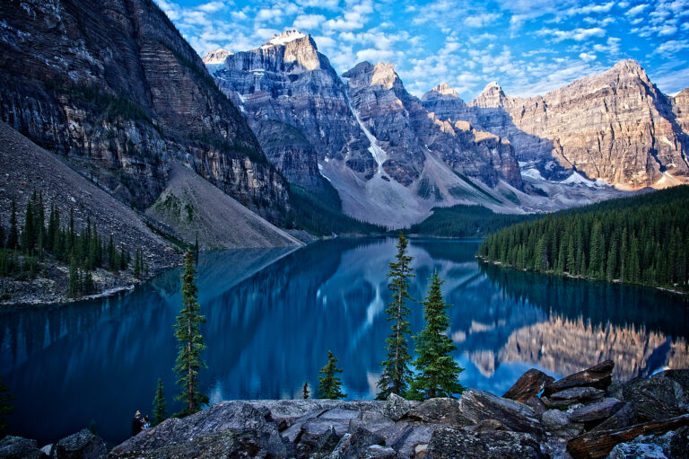 Moraine Lake In the Shade